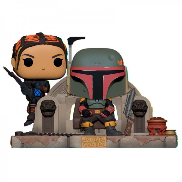 POP - Star Wars - Boba Fett And Fennec On Throne - Wackelkopf #486