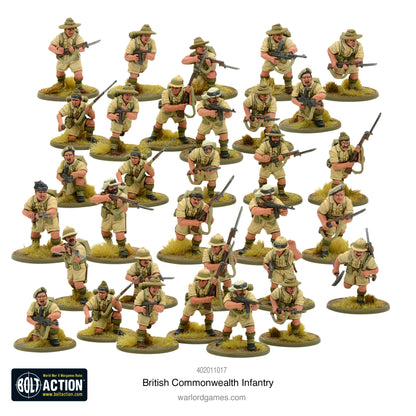 Bolt Action Britisch Commonwealth Infanterie (Desert Gear / Wüstenausrüstung)