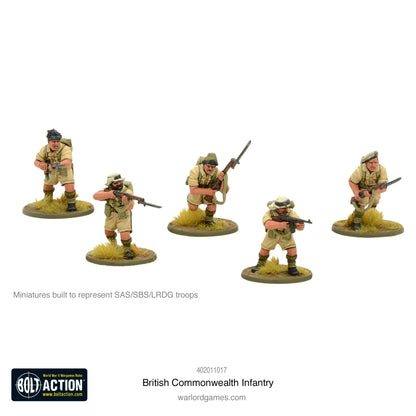 Bolt Action Britisch Commonwealth Infanterie (Desert Gear / Wüstenausrüstung)