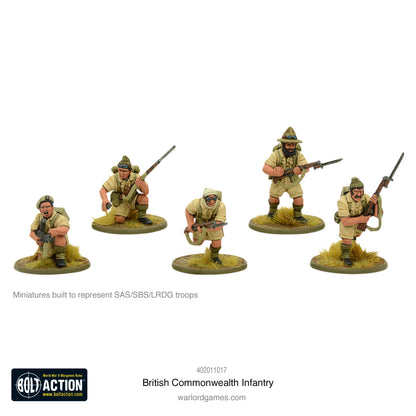 Bolt Action Britisch Commonwealth Infanterie (Desert Gear / Wüstenausrüstung)