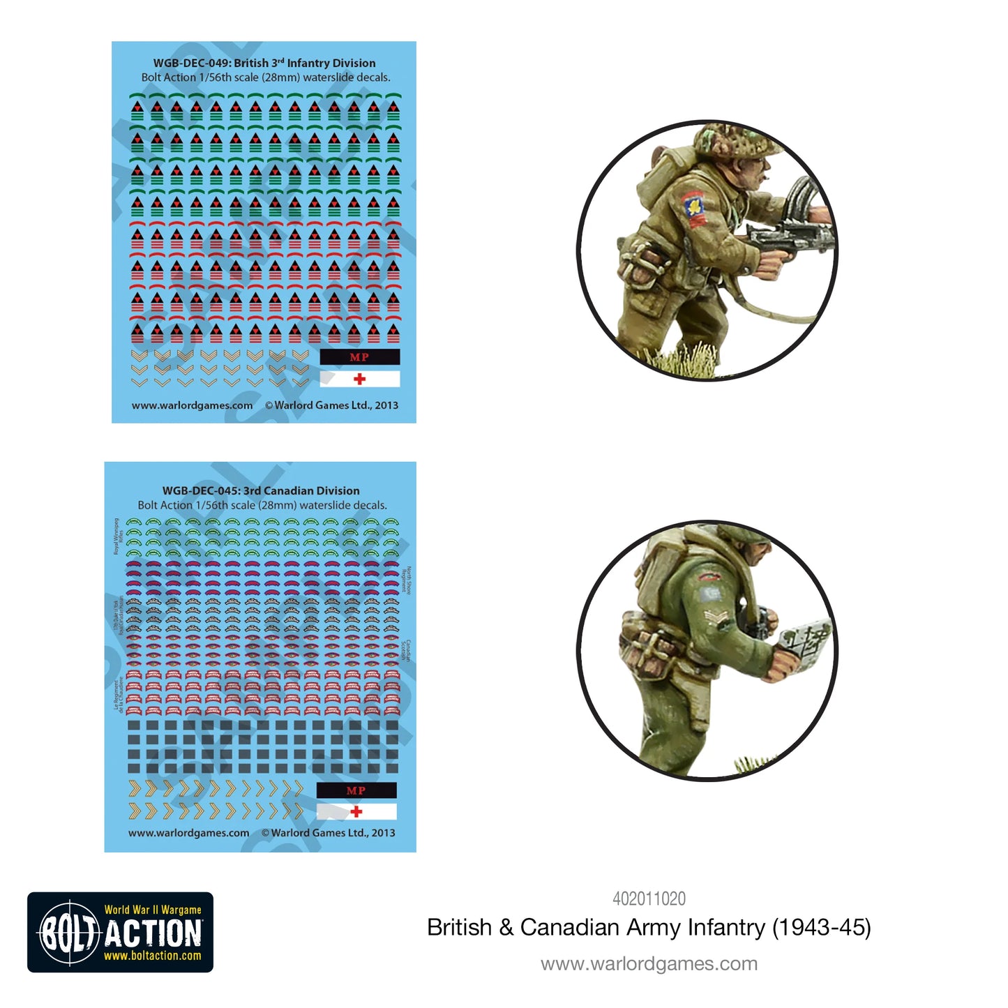 Bolt Action British & Canadian Army Infantry (1943-45)