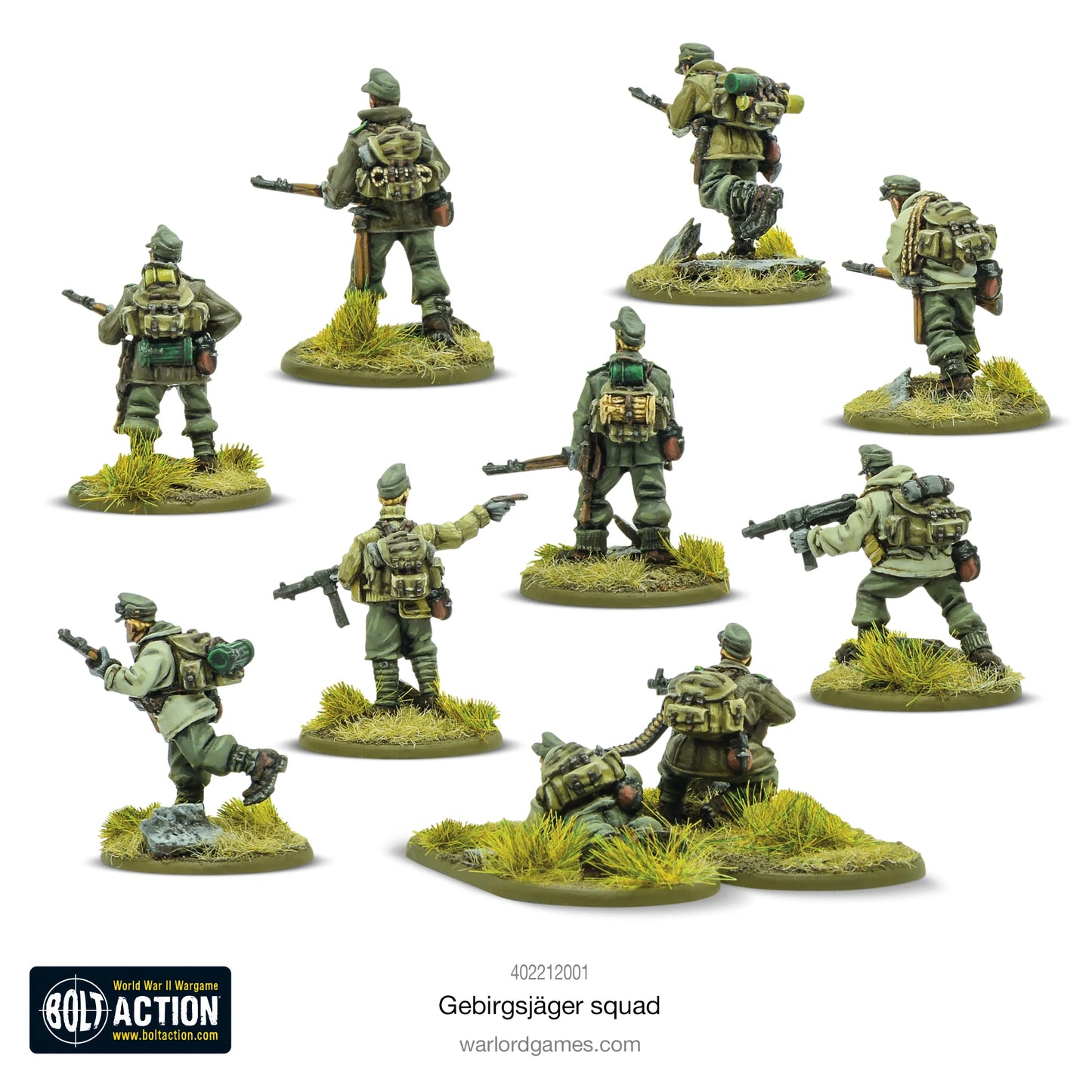 Bolt Action Gebirgsjager Squad