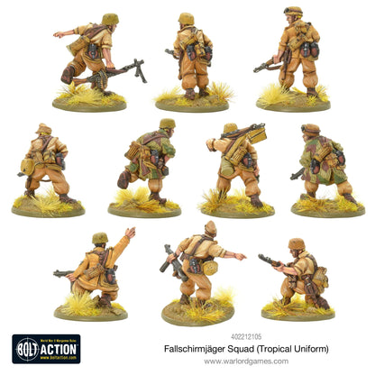 Bolt Action Fallschirmjager Squad (Tropical Uniform)