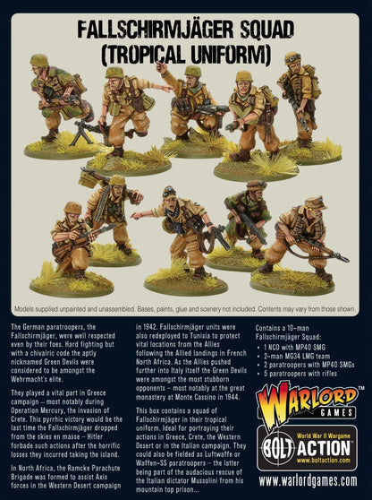 Bolt Action Fallschirmjager Squad (Tropical Uniform)