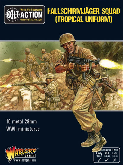 Bolt Action Fallschirmjager Squad (Tropical Uniform)