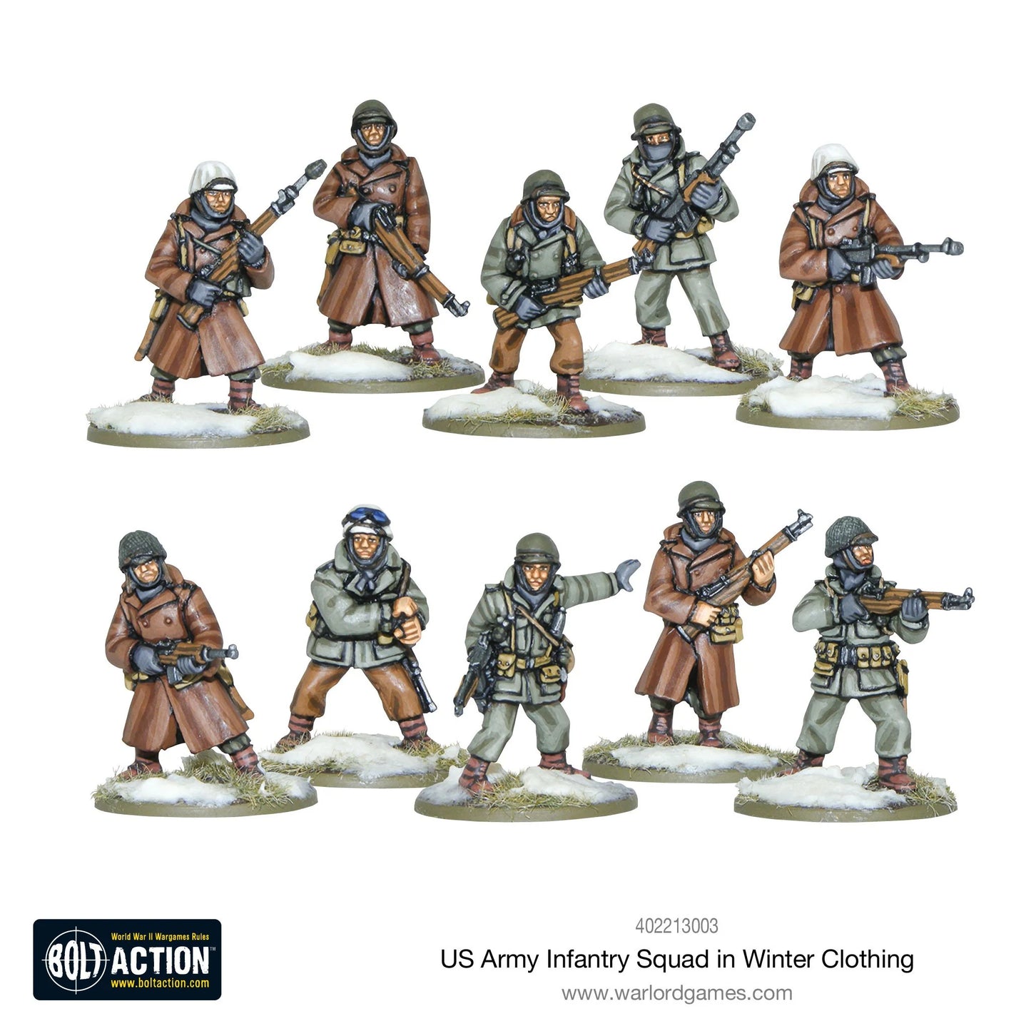 Bolt Action US Army Infantry Squad, Winter Clothing