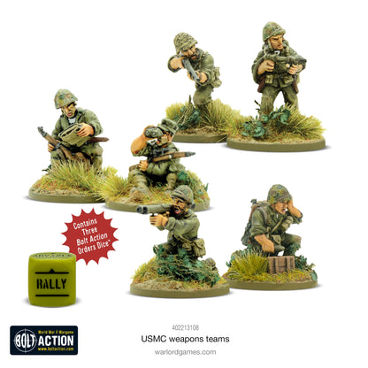 Bolt Action US Marines Weapons Teams