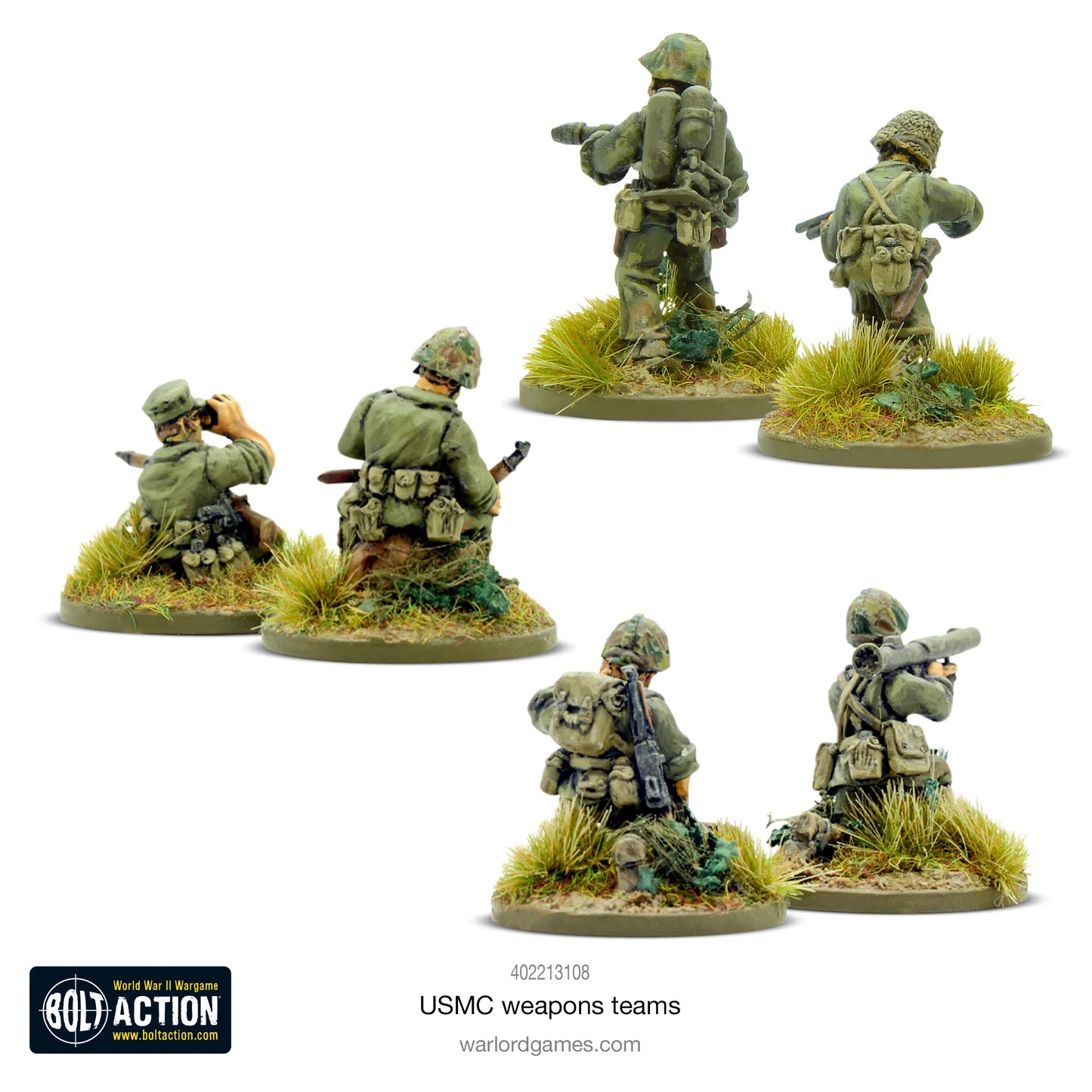 Bolt Action US Marines Weapons Teams