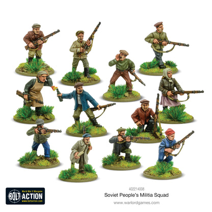 Bolt Action Soviet People's Militia Squad