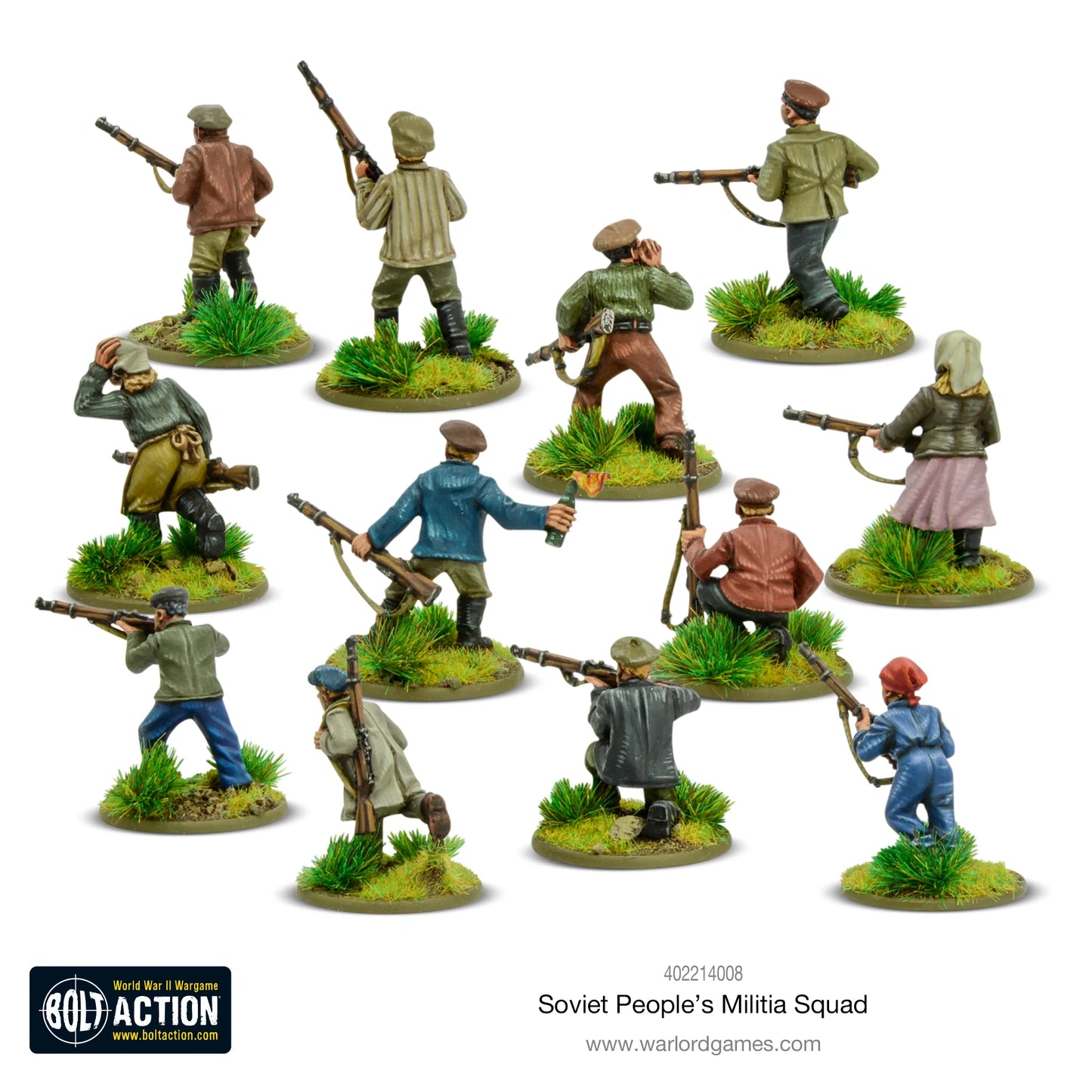 Bolt Action Soviet People's Militia Squad