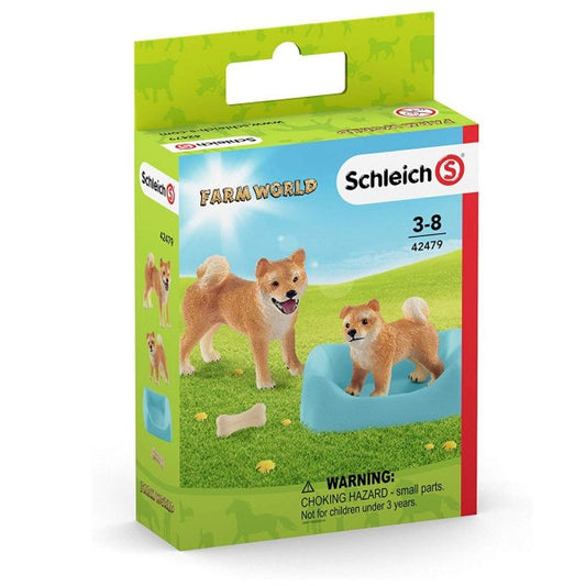 Farm World - Shiba Inu Mutter und Welpe 42479