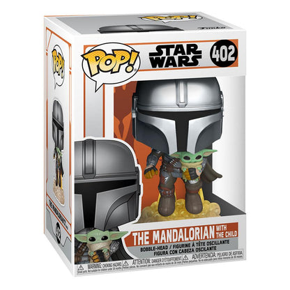 POP - Star Wars - The Mandalorian mit Grogu - Wackelkopf #402