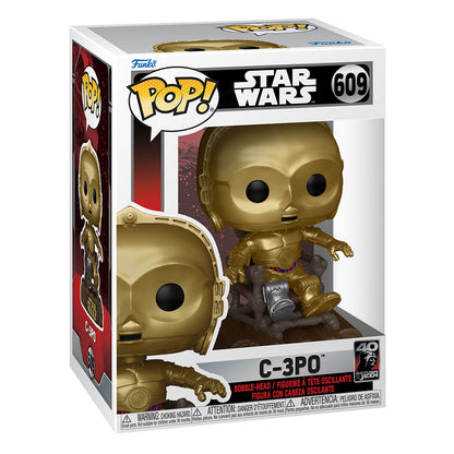 POP! - Star Wars Return of the Jedi 40th Anniversary - C3P0 in chair #609