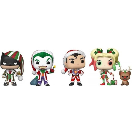 POP Heroes - DC Comic - Superman, Batman, Joker, Harley Quinn 4er-Pack Special Edition