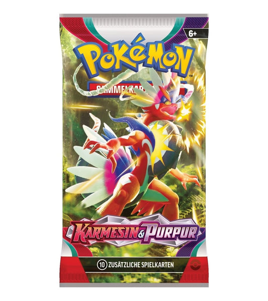 Pokémon KAPU01 Karmesin & Purpur - Booster - DE