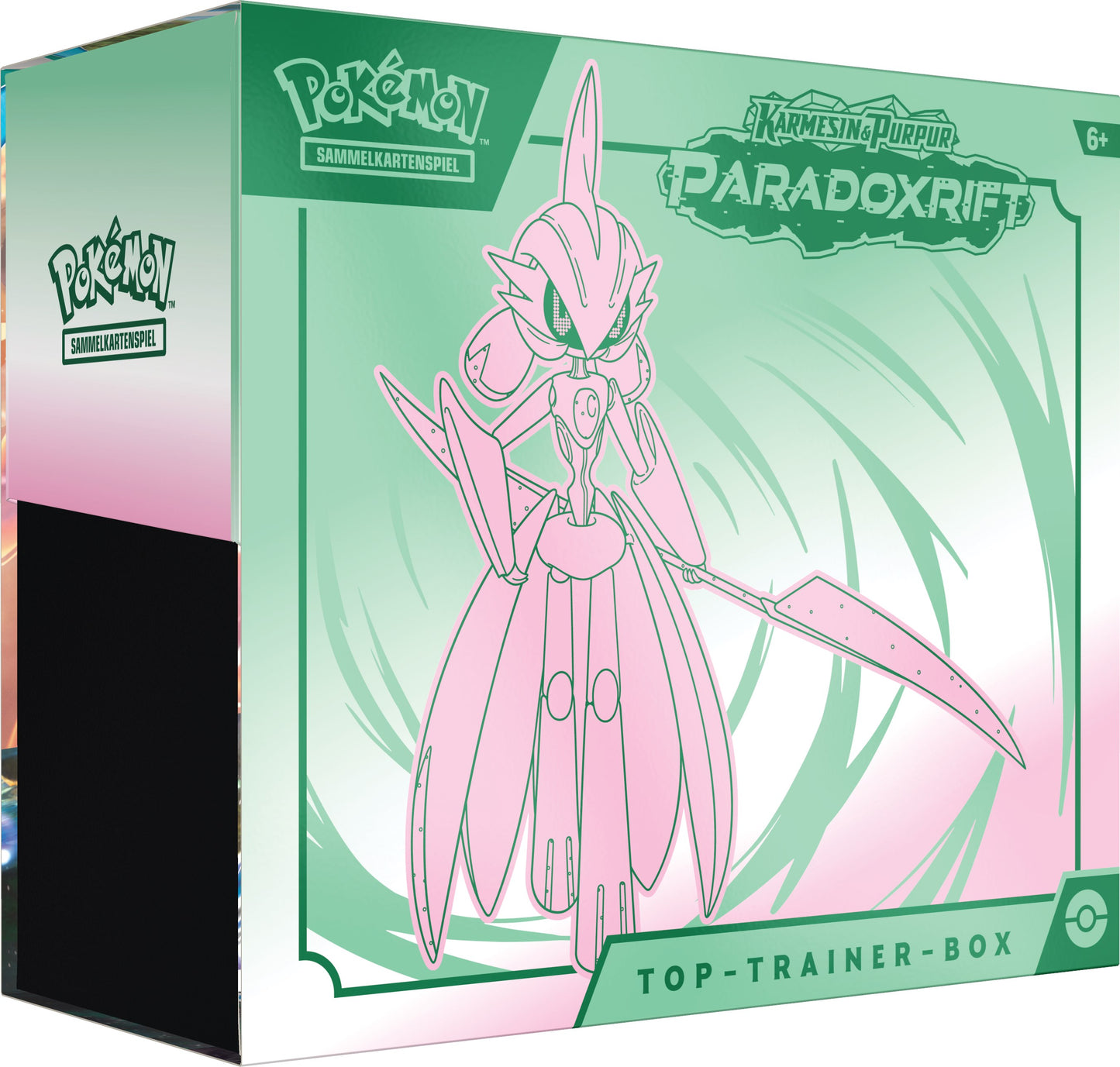 Pokémon KP04 Karmesin & Purpur Paradoxrift Eisenkrieger - Top Trainer Box - DE