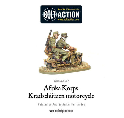 Bolt Action Afrika Korps Kradschützen Motorrad