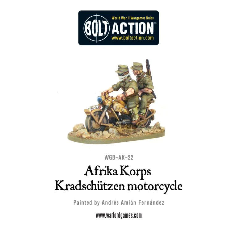 Bolt Action Afrika Korps Kradschützen Motorrad