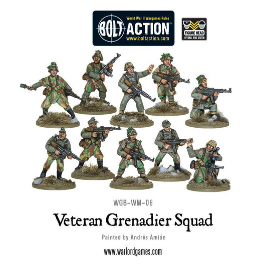 Bolt Action German Veteran Grenadier Squad