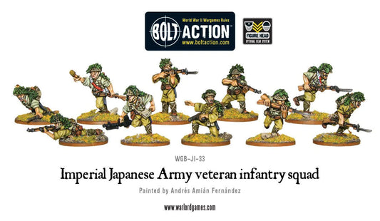 Bolt Action Japanese Veteran Infantry Squad